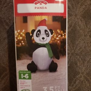 3.5 ft tall holiday panda